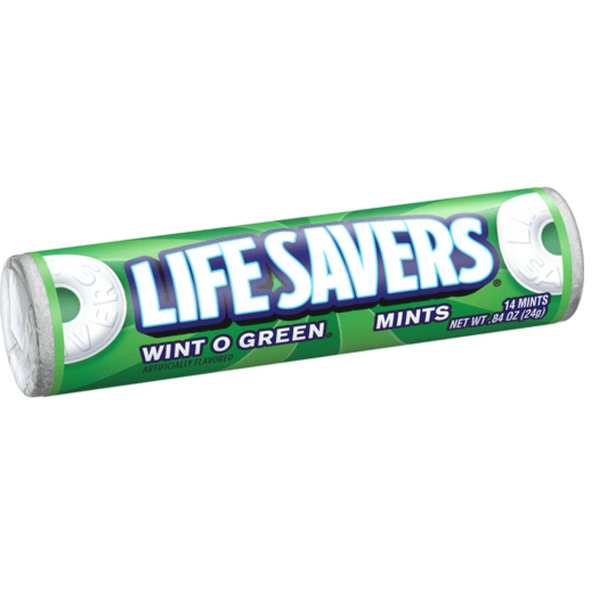 LIFE SAVER MINTS WINT O GREEN 20/1.1