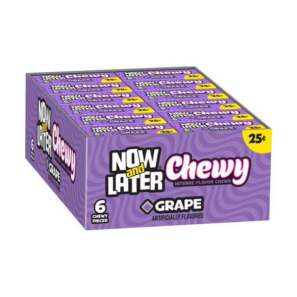NOW&LATER 24/0.93OZ CHWY GRAPE