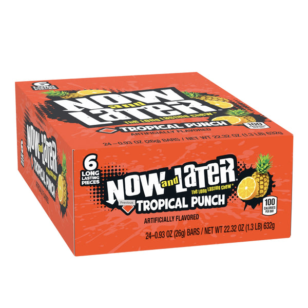 NOW&LATER 24/0.93OZ TROPICAL PUNCH
