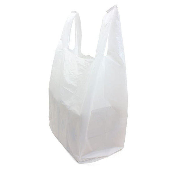 REUSABLE PLASTIC BAGS 57M WHITE 200CT