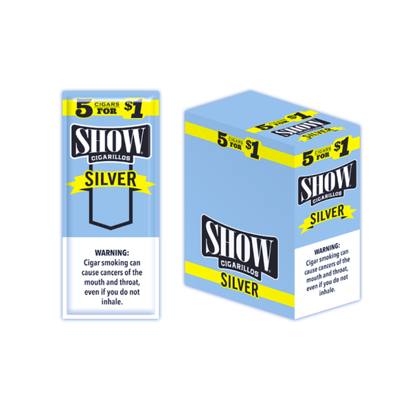 SHOW CIGARS 5/1.49 SILVER 15/5CT