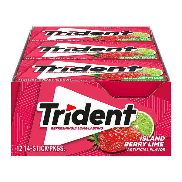 TRIDENT VALUE PK 12/14CT ISLAND BERRY LIME