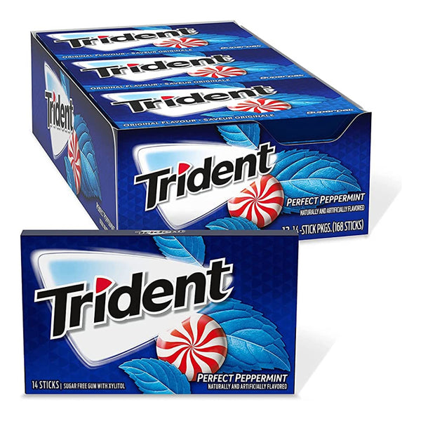 TRIDENT VALUE PK 12/14CT PERFECT PEPPERMINT