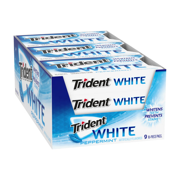 TRIDENT WHITE 9/16CT PEPPERMINT