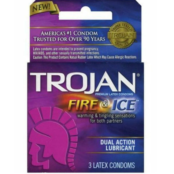 TROJAN PLEASURE FIRE&ICE 6/3CT