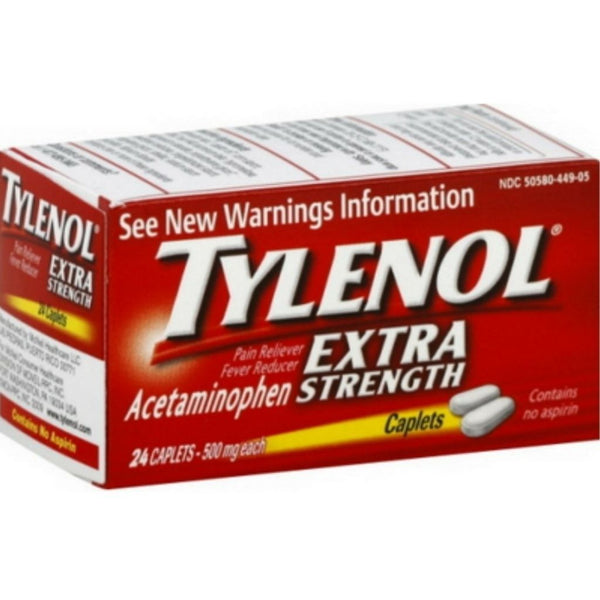 TYLENOL EXTRA STRENGTH BOX 24CT