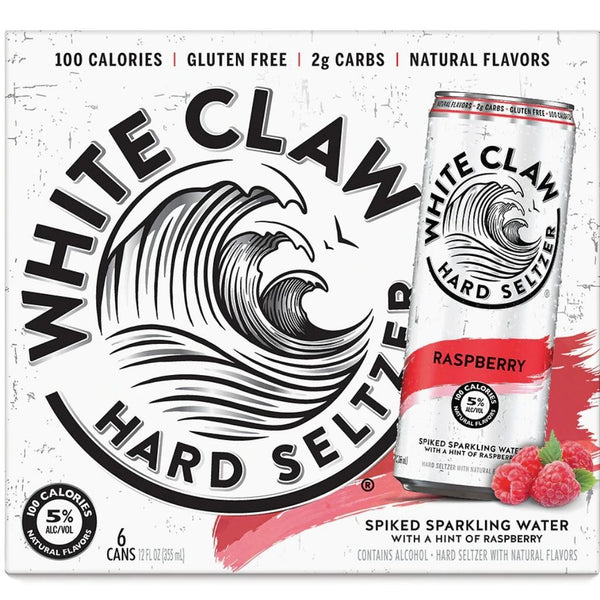 WHITE CLAW 24/12OZ (2/12CT)  VARIETY RASPBERRY