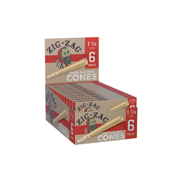 ZIG ZAG CONES 1 1/4 ULTRA THIN 24/6CT